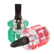 6 Sets Mini Screwdriver Set Phillips Slotted Magnetic Screw Driver Bits For Small Space Diy Repair Hand Tools