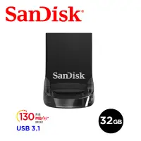 在飛比找蝦皮商城優惠-SanDisk Ultra Fit USB 3.1 高速隨身