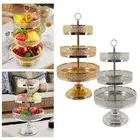 3 Tiered Metal Cupcake Stand Cake Holder for Celebration Wedding Decoration
