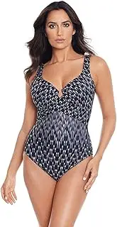 [Miraclesuit] Must Haves Escape Underwired One Piece Shaping Swimsuit, Size