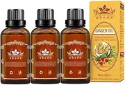 3 Pack Lymphatic Drainage Ginger Oil, Belly Drainage Ginger Oil Massage to Promote Blood Circulation Reduce Adipose Tissue Relieves Muscle Swelling and Pain-30ML