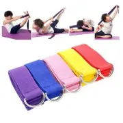 Sports Yoga Straps Exercise Straps Adjustable D-Ring Buckle Stretch Pilates Belt