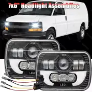 7X6" 5x7" LED Headlights Hi-Lo Sealed Beam For Chevrolet Astro Express Cargo Van (for: Chevrolet)
