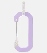 [Eera] Eéra Chiara Big 18kt gold single earring with diamonds One Size purple
