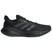 Adidas Mens Solarglide 6 Soft Boost Cushioned Running Shoes (Black/Carbon)