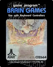 Atari 2600 Replacement Label - Brain Games