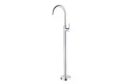 Dolce floor mount bath spout with mixer chrome