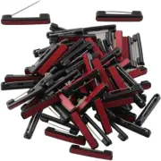 Jindizi Safety Bar Pins,150 Pcs Safety Pins Id Badges Tag Safety with Adhesiv...