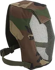 TOYANDONA Outdoor Protective Mask Steel Mesh Design Breathable Head Cover for Fencing Durable Shockproof Helmet for Field Operations and Competitions