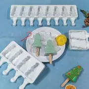Popsicle Mold 4/8 DIY Ice Cream Maker Reusable Easy Release Tool Supplies Gift