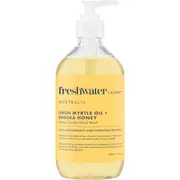 Freshwater Farm Australia Lemon Myrtle Oil + Manuka Honey Castile Hand Wash 500mL