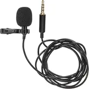 Alasum Sturdy and Sturdy Lapel Microphone 1.5m Shielding Cable for Podcasts and Interviews