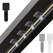 60 Pieces Hook and Loop Cable Ties, Self-Adhesive Hook and Loop Cable Ties,