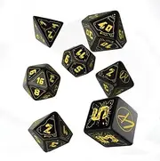 Q-Workshop Cyberpunk Red Dice Set Wet Work
