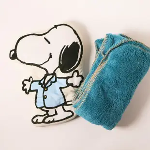 │全新轉賣│日本PEANUTS Cafe/Hotel Snoopy 史奴比 史努比 2way 抱枕 毛毯 冷氣毯 抱枕毯