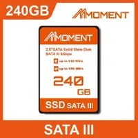 在飛比找momo購物網優惠-【Moment】SSD SATA III 240G 固態硬碟