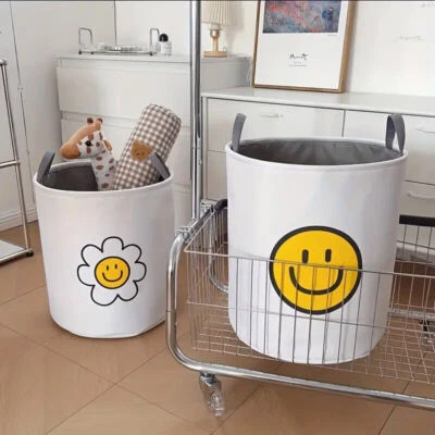 Foldable Laundry Basket Large Storage Bin Clothes Hamper Toy Organizer for Home