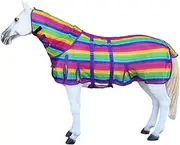 CHALLENGER Horse Bug Mosquito Fly Sheet Summer Spring Airflow Mesh UV Neck 73149