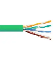 Icc ICCABT6VGN C6 500 Utp Sld Cbl 23g 4p Cmp, 1k Green