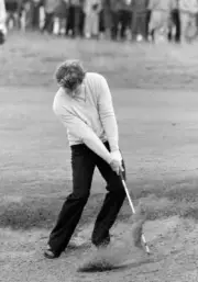 Tom Watson Of The Usa Winning The British Open Championship 1982 Golf Old Photo