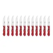 Tramontina Churrasco Jumbo Serrated Red Steak Knife 127mm - Set 12