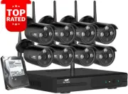 Ul-Tech Wireless CCTV Home Security Camera System Wifi Outdoor 8CH 3MP NVR 4TB -