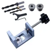 Dowel Drill Guide Jig for Punching Rebound Cabinets and Round Wooden Tenons