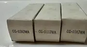 3 NOS 6SK7WA GE Military Contract Radio Tubes