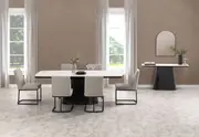 DORVAL 7 Piece Dining Suite with Nevis Chairs