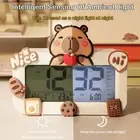 Charging Mini Digital Clock Portable Electronic Clock Cartoon Student Clock