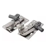 Soft Close Tip Out Tray Hinges for Cabinets Nickel Plating 4 Pack 45 Degrees
