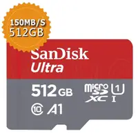 在飛比找momo購物網優惠-【SanDisk 晟碟】Ultra 512GB microS