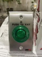 Corby 4035 Exit Button Heavy-Duty LED Illuminated Indoor (NEW)