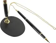 BCOATH Countertop Signature Pen Chain Business Accessory for Writing in Office
