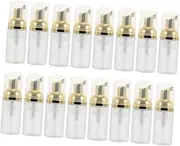 OSOLADY 16pcs Material Mousse Pump Bottles Frosted Soap Dispenser Refillable Airless Travel Toiletry Bottles