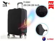 Anti Scratches Elastic Luggage Protector Suitcase Cover 20 24 28 32 inch Black