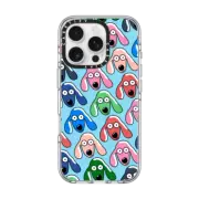 iPhone 16 Pro Clear Case MagSafe Compatible Dogs Faces