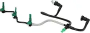 QASULER AD Fuel Injector Return Pipe Leak Off 9660645280 1574L4, for Peugeot, Boxer 2.2 HDI 2006-2011, for Ford, Transit Van 6C1Q9K022AG Fuel Return Pipe