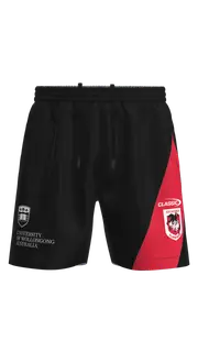 NRL 2023 Training Shorts - St George Illawarra Dragons - Adult Unisex - CLASSIC