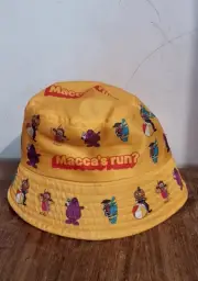 BRAND NEW McDonalds Macca's Run Squad Down Under Yellow Bucket Hat 2025
