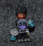 SHURI w/ Weapons in Purple ~ Minifigure ~ NEW Lego Marvel Wakanda Forever