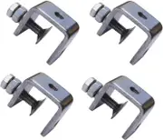 4 Pieces 304 Stainless Steel U-Shaped Clamps C-Shaped Vise Woodworking Clamps Heavy-Duty C-Shaped Clamps with Wide Opening