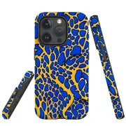 For iPhone 15 Pro Max Tough Protective Cover, Blue Frog