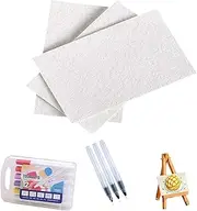 Magics Puffys Pens Set For Foam Painting Art Supplies Foam Painting Set With Magics Water Activation Sponge, A