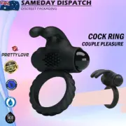 Pretty Love Vibrating Penis Ring Cock Ring Clitoris Vibrator Couples Sex Toy