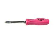Snap On Tools NEW SDD4APP PEARL PINK Hard Handle 1/4" Flat Head Screwdriver USA