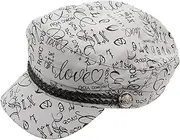 [Yardenfun] British Navy Cap Hats Sun Visor Hat for Women The Office Hat Costume Bride Hat Leisure Cap Lady Newsboy Hat Fedora Hat Navy Hat Peaked Cap Captain Hat Admiral Hat Unisex Cap Cotton