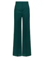 [Max Mara] Max Mara-Fernet Pantaloni Verde-Donna 38IT