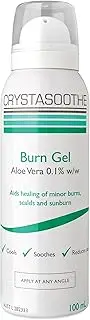 Crystasoothe Burn Gel - After Burn, Protective Gel to Cool and Soothe Minor Burns, Scalds And Sunburns. First Aid Burn Treatment Spray. 100ml Bottle