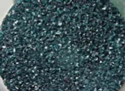 1108.02 - 1oz AQUAMARINE BLUE TRANSPARENT BULLSEYE GLASS MEDIUM FRIT 90 COE